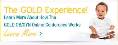 How the GOLD OB/GYN Online Conference Works